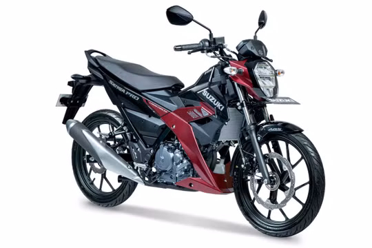 Phiên bản Suzuki Satria Pro được nâng cấp đáng kể với thiết kế đầu xe mới, phanh ABS cùng nhiều tiện ích hiện đại như khóa thông minh và kết nối điện thoại. Ảnh: Suzuki.