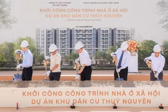 Văn Phú khởi công khu nhà ở xã hội gần 1.000 căn tại Khu đô thị Vlasta – Thủy Nguyên