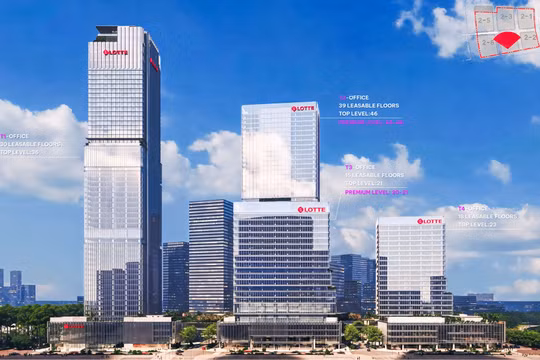 Phối cảnh dự án Lotte Eco Smart City Thủ Thiêm.