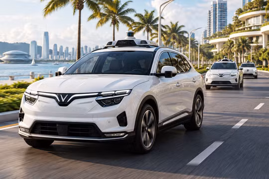 VinFast chuẩn bị thử nghiệm 200 taxi không người lái tại TP.HCM