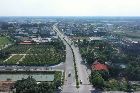 Một góc xã Phúc Thịnh, Hà Nội.