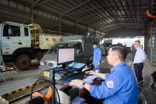 Cục Đăng kiểm Việt Nam thông tin về việc khắc phục sự cố hệ thống kiểm định điện tử