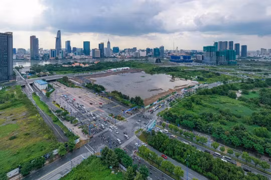 Khu đất dự án Eco Smart City Thủ Thiêm. Nguồn: Lottethuthiem