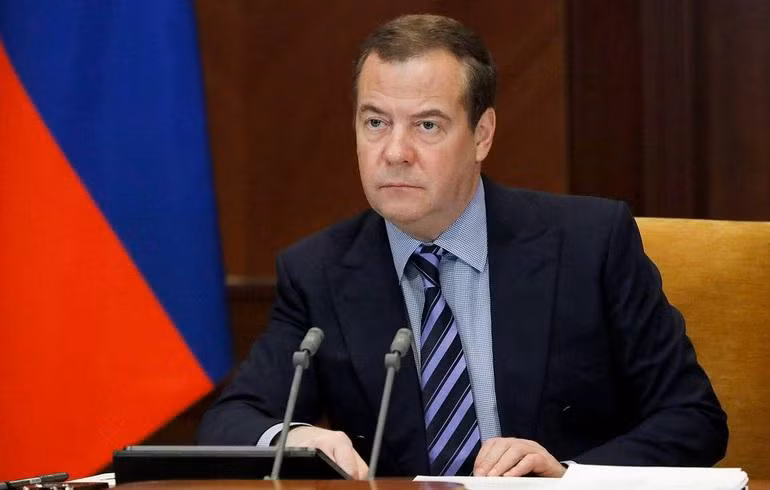 Phó chủ tịch Hội đồng An ninh Liên bang Dmitry Medvedev (Ảnh: Tass).