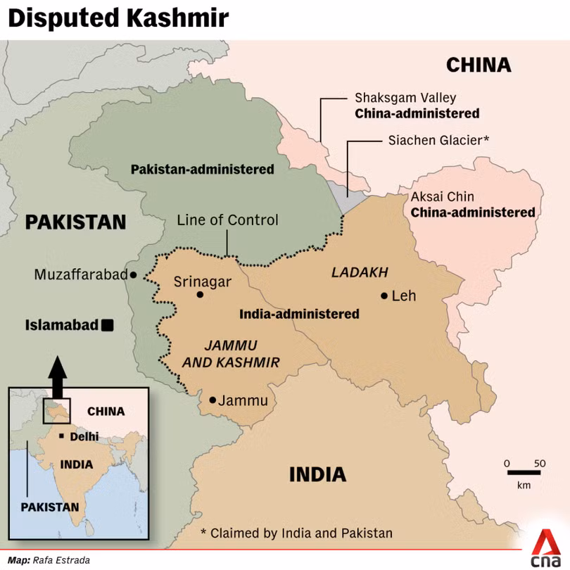 Ấn Độ–Pakistan căng thẳng Dồn dập tên lửa, UAV tấn công xuyên đêm tại Kashmir 2.png