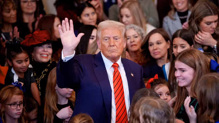 Tổng thống Mỹ Donald Trump ngày 5/2 tại Washington. Ảnh: Getty.