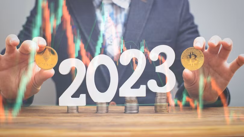 Giá bitcoin trong năm 2023 có thể tiếp tục giảm mạnh (Ảnh: CryptoTicker)