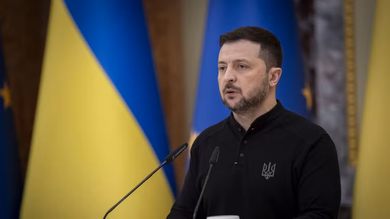 Tổng thống Ukraine Volodymyr Zelensky. Ảnh: Getty.