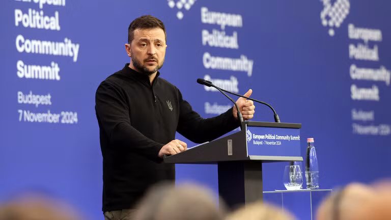 Tổng thống Ukraine Volodymyr Zelensky. Ảnh: Getty.