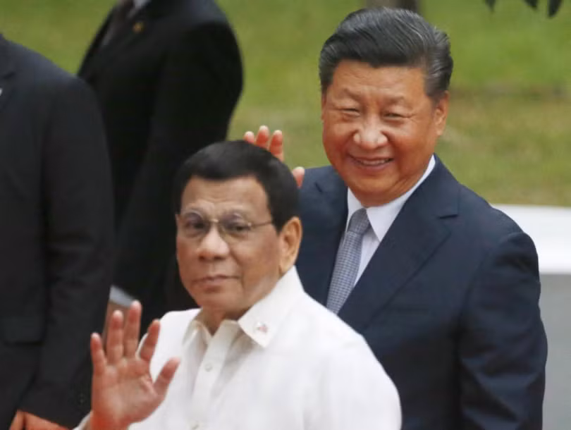 Ông Duterte từng nói ông "yêu quý" ông Tập vào năm 2016 (Ảnh: AP) Ông Duterte từng nói ông "yêu quý" ông Tập vào năm 2016 (Ảnh: AP)