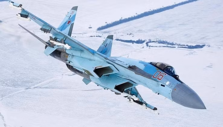 Chiến đấu cơ Su-35 của Không quân Nga. Ảnh: MW.