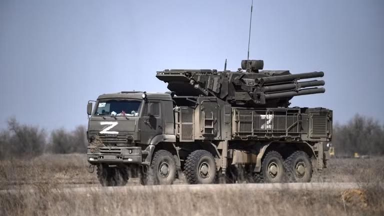 Hệ thống tên lửa phòng không Pantsir-S1. Ảnh: Sputnik.