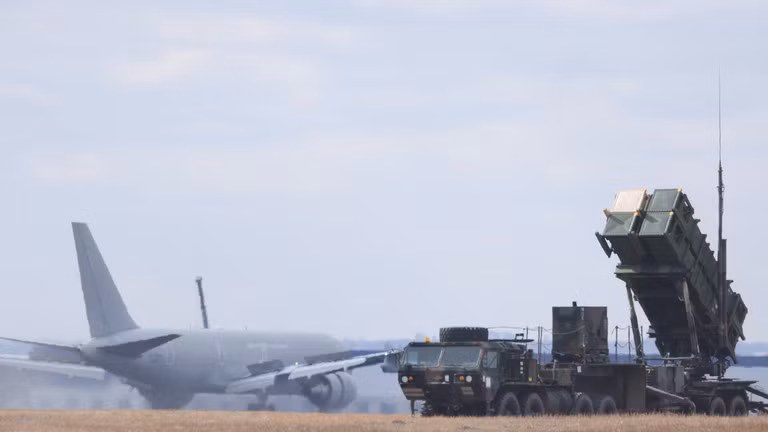 Sân bay Rzeszow ở Ba Lan. Ảnh: Getty.