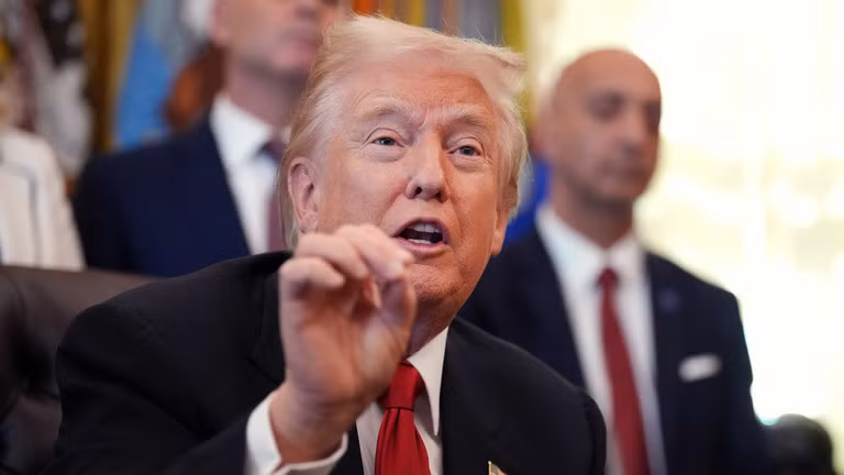 Tổng thống Mỹ Donald Trump tại Nhà Trắng, Washington, DC. ngày 6/11. Ảnh: Getty.