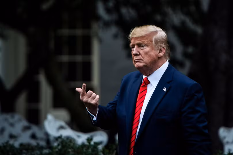Ông Trump gửi lời chúc mừng sinh nhật muộn màng tới ông Abe (Ảnh: Washington Post)