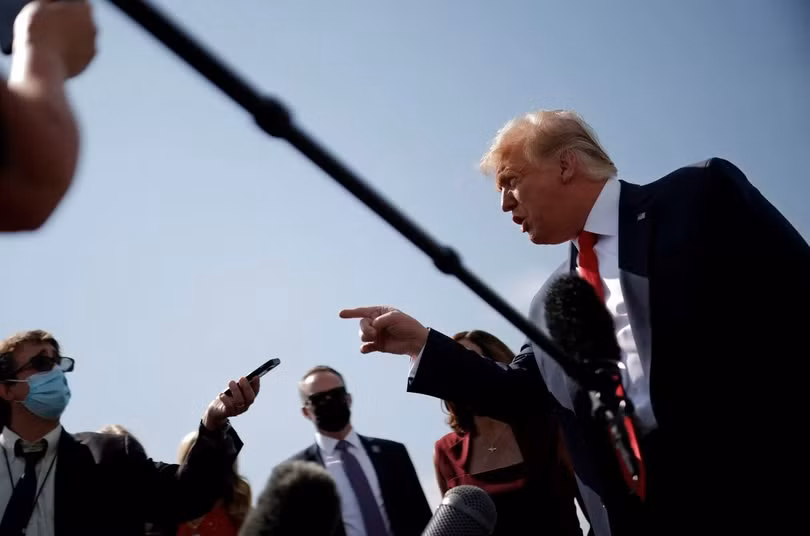 Báo cáo của New York Times cho rằng Tổng thống Trump theo đuổi nhiều dự án ở Trung Quốc (Ảnh: Reuters)