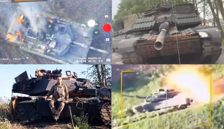 Phần lớn xe tăng Abrams của quân đội Ukraine bị phá hủy hoặc bị bắt giữ. Ảnh: MW.