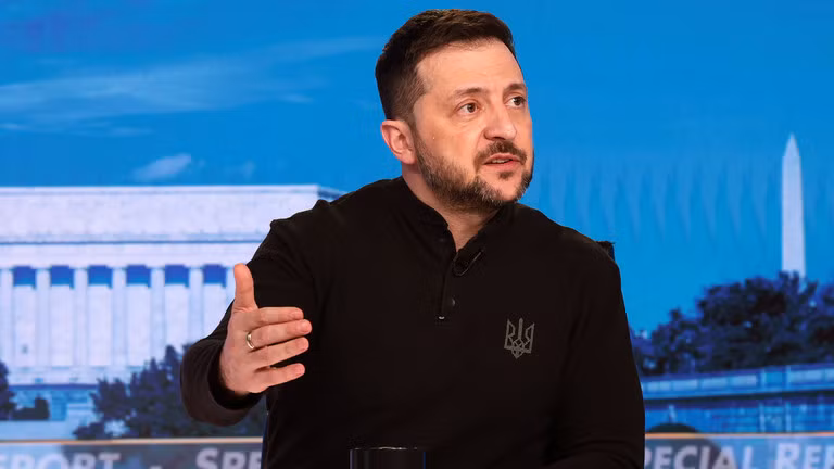 Tổng thống Ukraine Volodymyr Zelensky. Ảnh: Getty.