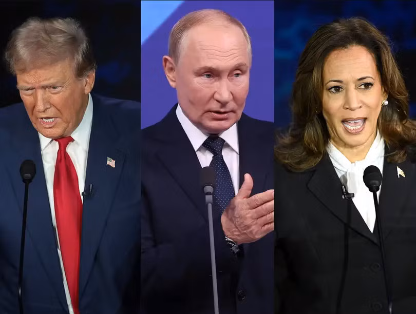 Điện Kremlin phản ứng gay gắt về việc hai ứng viên Tổng thống Mỹ nhắc đến tên Tổng thống Nga nhiều lần (Ảnh: Business Insider)