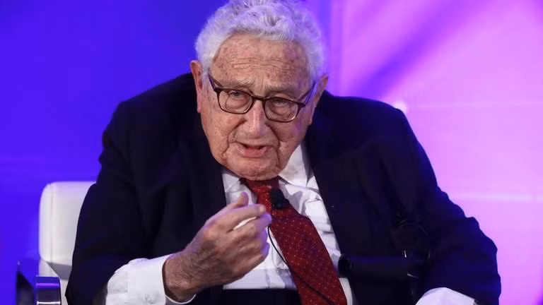 Cựu Ngoại trưởng Mỹ Henry Kissinger (Ảnh: AFP)