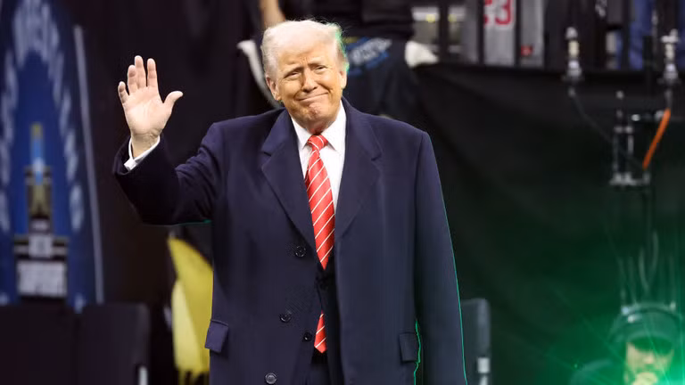 Tổng thống Mỹ Donald Trump tại Philadelphia, Pennsylvania ngày 22/3. Ảnh: Getty.