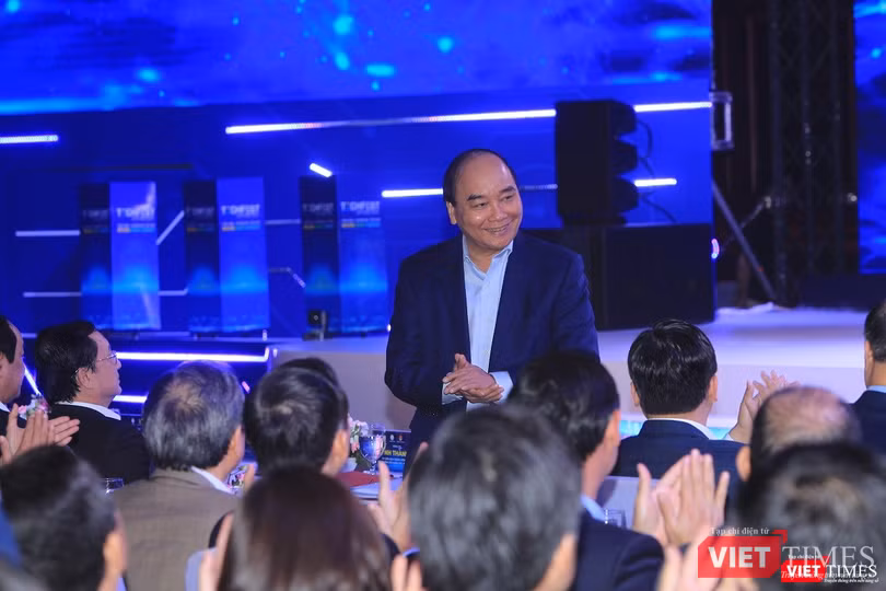 Thủ tướng Nguyễn Xuân Phúc tại sự kiện.