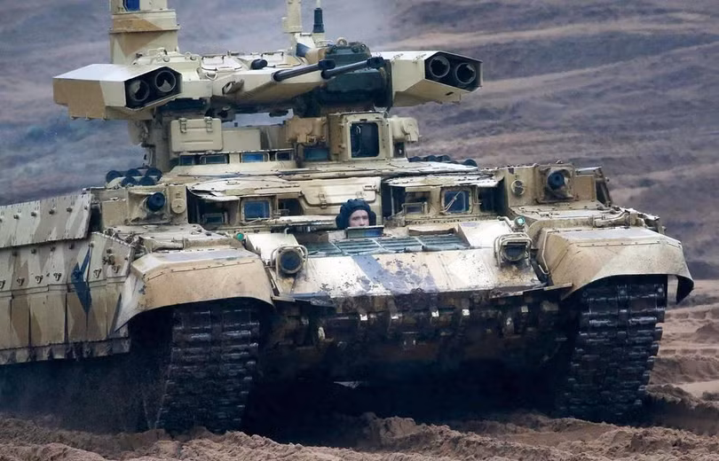 Mẫu Terminator từng được thử nghiệm thực tế trên chiến trường Syria (Ảnh: TASS) Mẫu Terminator từng được thử nghiệm thực tế trên chiến trường Syria (Ảnh: TASS)