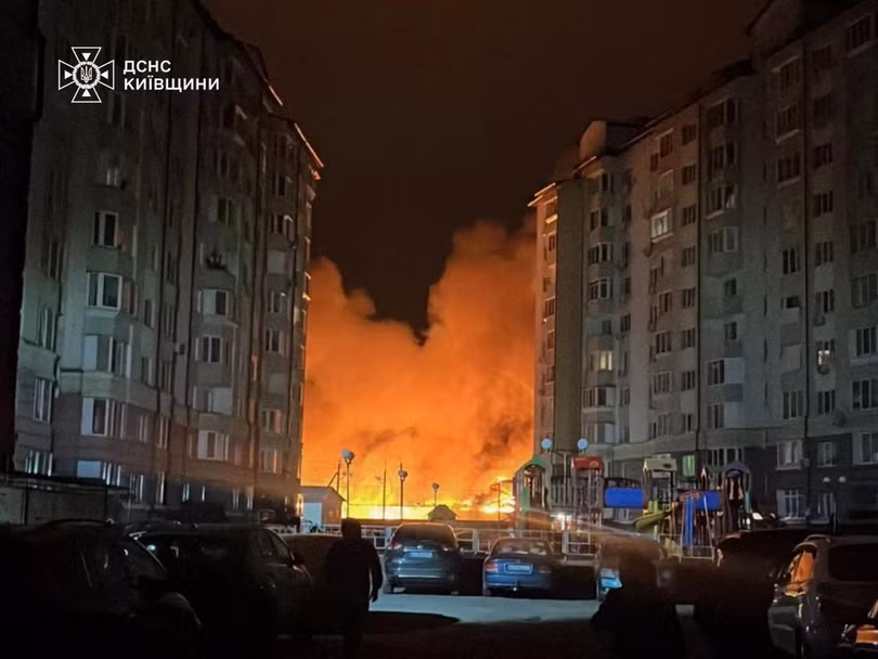 Nga triển khai đòn tấn công ồ ạt nhằm vào hàng loạt thành phố của Ukraine. Ảnh: Kyiv Post.