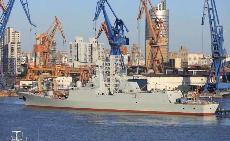 Type 054 được coi như "chiến mã" của Hải quân Trung Quốc (Ảnh: Weibo) Type 054 được coi như "chiến mã" của Hải quân Trung Quốc (Ảnh: Weibo)