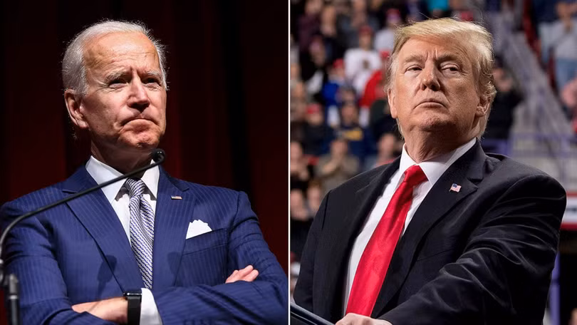 Joe Biden đang dẫn trước Trump tới 13 điểm trong kết quả thăm dò toàn quốc (Ảnh: ABC News)