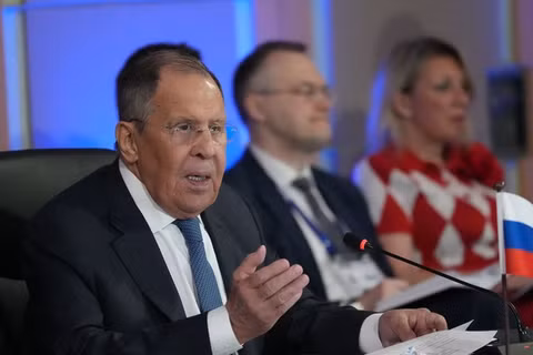 Ngoại trưởng Nga Sergei Lavrov. Ảnh: Getty.