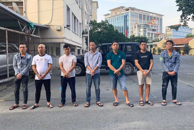 Các nghi can tham gia vụ cướp. Ảnh: VNE Các nghi can tham gia vụ cướp. Ảnh: VNE