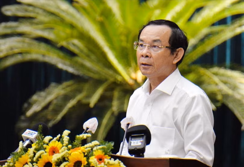 Bí thư Thành ủy TPHCM Nguyễn Văn Nên. Ảnh: M.Q (Báo Lao động) 
