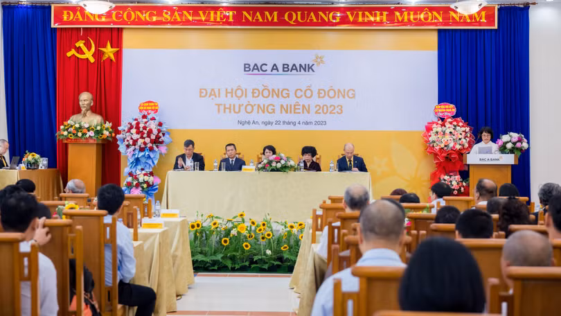 Toàn cảnh Đại hội đồng cổ đông thường niên 2023 của Bac A Bank