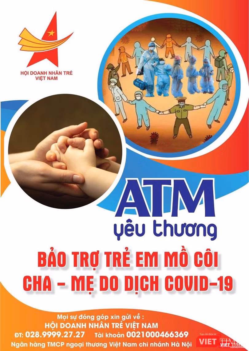 Hội DNT Việt Nam kêu gọi các Doanh nghiệp, Doanh nhân đăng ký nhận bảo trợ cho các trẻ em bị mồ côi cha mẹ tại TP.HCM