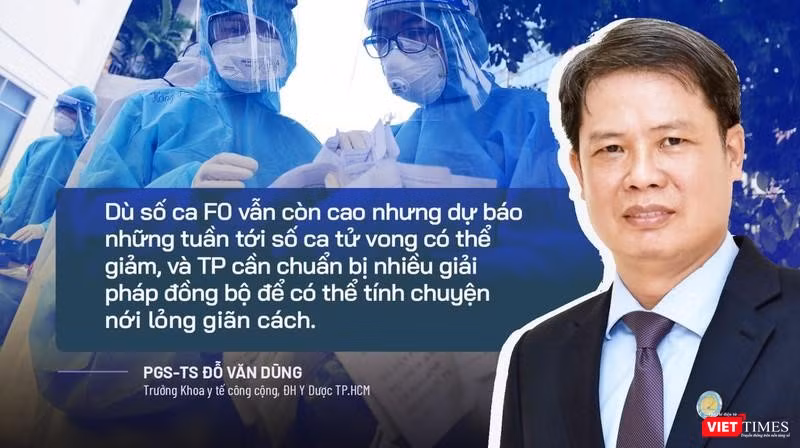 PGS.TS Đỗ Văn Dũng- Trưởng khoa Y tế công cộng ĐH Y Dược TP.HCM. Ảnh NVCC