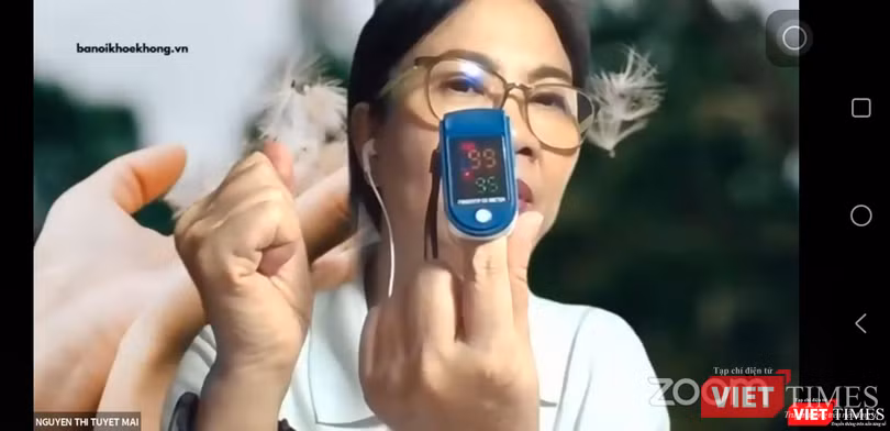 BS Nguyễn Thị Tuyết Mai hướng dẫn đo nồng độ Oxy trong máu đúng cách