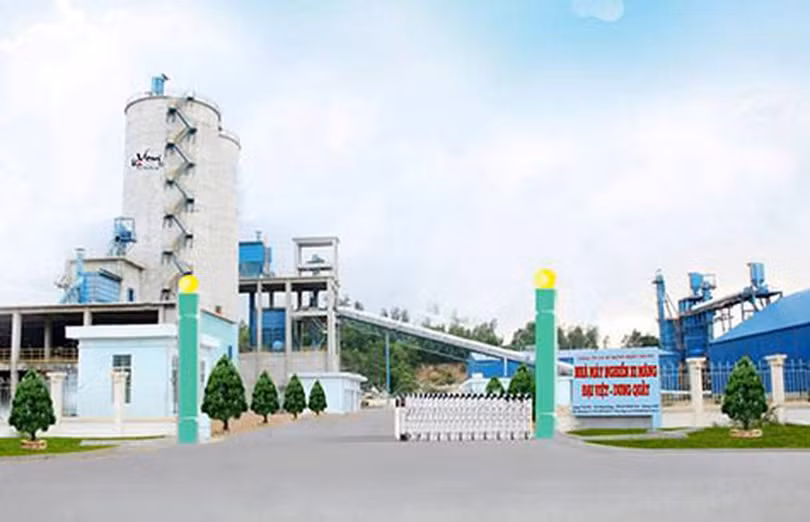 Nhà máy Xi măng Đại Việt - Dung Quất. (Ảnh: Internet)
