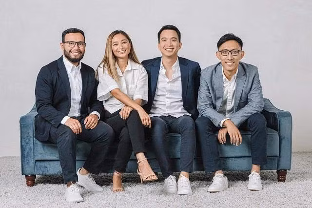 Các đồng sáng lập Juan Gonzalez, Tessa Wijaya, Moses Lo và Bo Chen (từ trái sang). Ảnh: Xendit