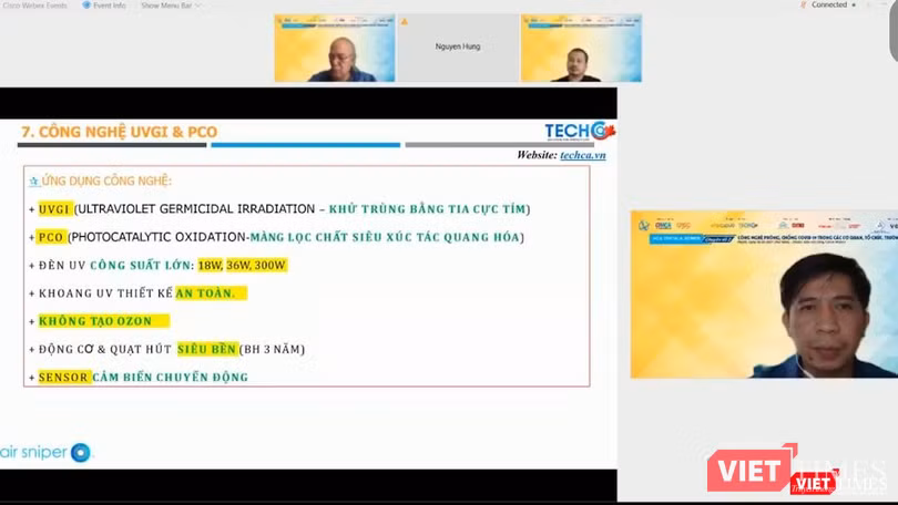 TS. Huỳnh Trọng Hiền trình bày giải pháp khí sạch – phòng sạch