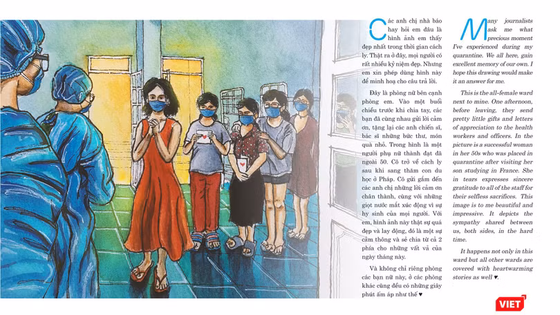 “Con đã về nhà – Ký họa cách ly dịch Covid” của du học sinh Việt Nam, lời cảm ơn quê hương, Tổ quốc sẽ ra mắt cuối tháng 5/2020