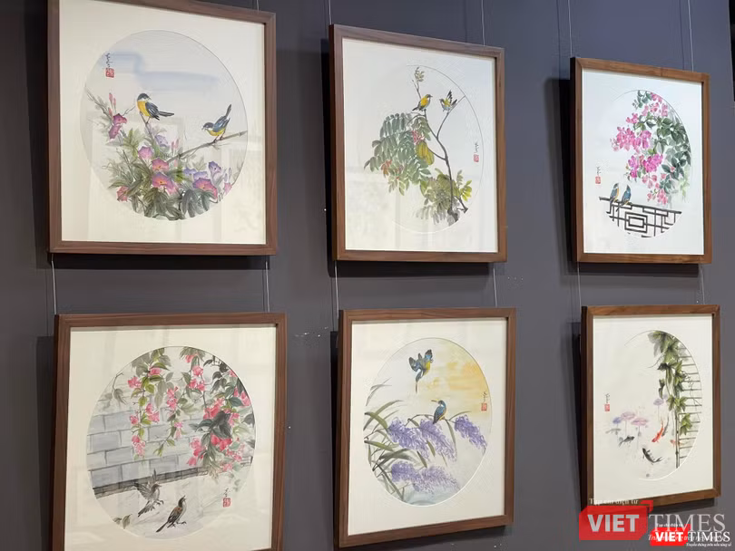Tranh thủy mặc của họa sĩ Bích Vân