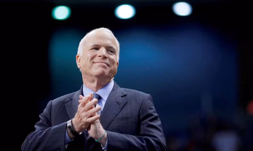 John McCain trong một cuộc vận động ở North Carolina năm 2008. Ảnh:Reuters.