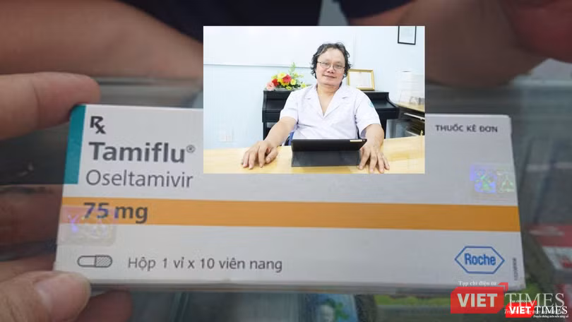 BS. Trương Hữu Khanh cảnh báo về việc sử dụng Tamiflu và hướng dẫn chi tiết để theo dõi cúm A. Ảnh: Hòa Bình