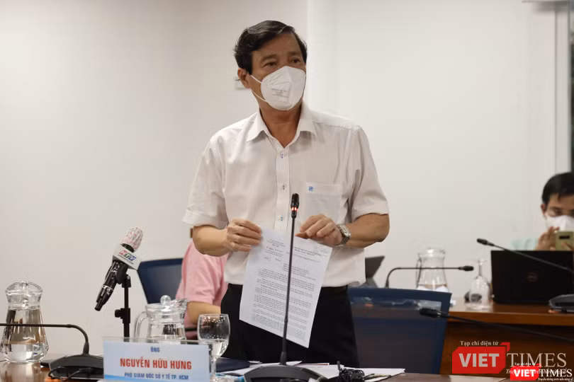 Phó Giám đốc Sở Y tế TP.HCM - BS Nguyễn Hữu Hưng. Ảnh: Huyền Mai