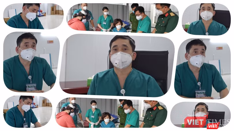 TS.BS Đỗ Ngọc Sơn - Phó Giám đốc Trung tâm Hồi sức tích cực người bệnh COVID-19 Bạch Mai tại TP.HCM. Ảnh: Hoà Bình TS.BS Đỗ Ngọc Sơn - Phó Giám đốc Trung tâm Hồi sức tích cực người bệnh COVID-19 Bạch Mai tại TP.HCM. Ảnh: Hoà Bình