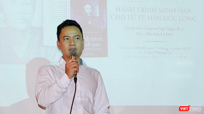 Luật sư Ngô Ngọc Trai xúc động nhắc lại những câu chuyện trong hành trình tìm lại công lý cho tử tù Hàn Đức Long 