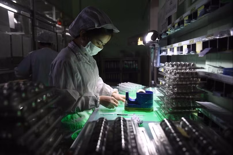 Đa số doanh nghiệp đều rất khó thực hiện đúng tiêu chí "3 tại chỗ". Ảnh: Hoàng Hà. Đa số doanh nghiệp đều rất khó thực hiện đúng tiêu chí "3 tại chỗ". Ảnh: Hoàng Hà.