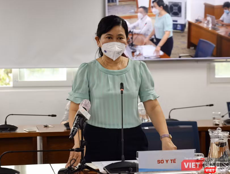 Chánh Văn phòng Sở Y tế Nguyễn Thị Huỳnh Mai. Ảnh: Linh Nhi Chánh Văn phòng Sở Y tế Nguyễn Thị Huỳnh Mai. Ảnh: Linh Nhi