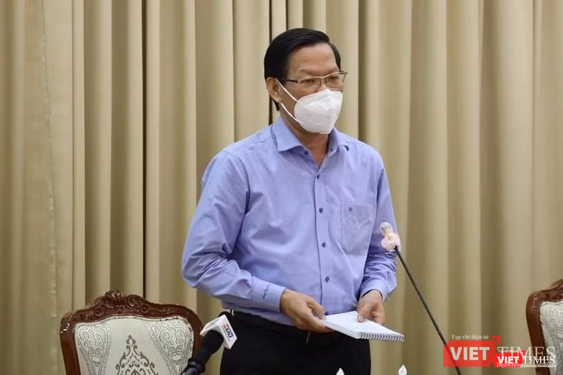 Chủ tịch UBND TP.HCM Phan Văn Mãi. Ảnh: Linh Nhi Chủ tịch UBND TP.HCM Phan Văn Mãi. Ảnh: Linh Nhi